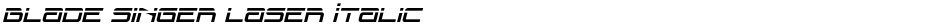 Blade Singer Laser ItalicDemo