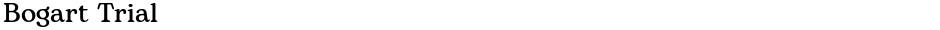 Bogart TrialDemo