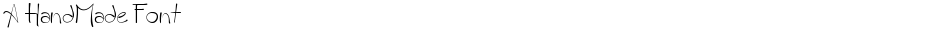A HandMade FontDemo
