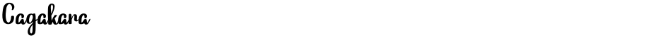 CagakaraDemo