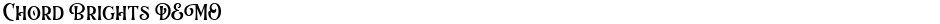 Chord Brights DEMODemo