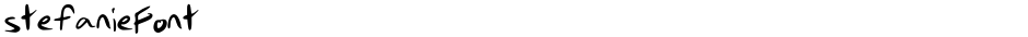 stefanieFontDemo