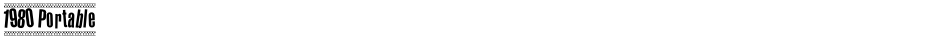 1980 PortableDemo