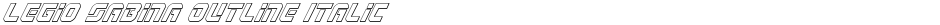 Legio Sabina Outline ItalicDemo