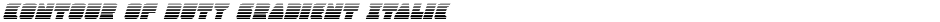Contour of Duty Gradient ItalicDemo