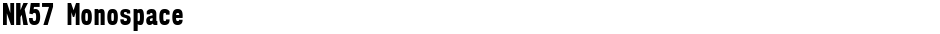 NK57 MonospaceDemo