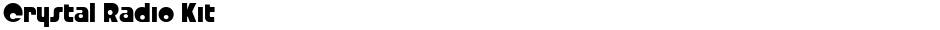 Crystal Radio KitDemo