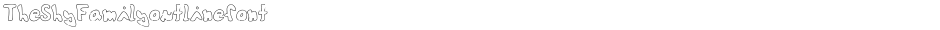 TheShyFamilyoutlinefontDemo