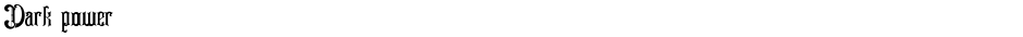 Dark powerDemo