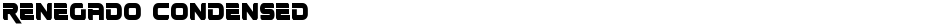 Renegado CondensedDemo