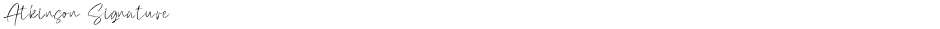 Atkinson SignatureDemo