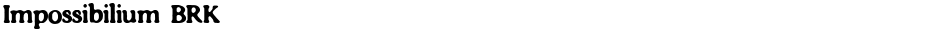 Impossibilium BRKDemo