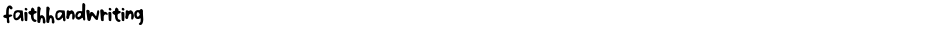 faithhandwritingDemo