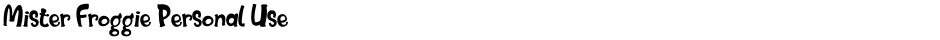 Mister Froggie Personal UseDemo