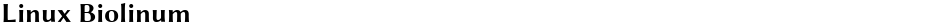 Linux BiolinumDemo
