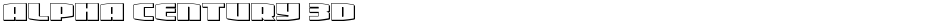 Alpha Century 3DDemo
