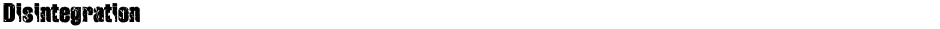 DisintegrationDemo
