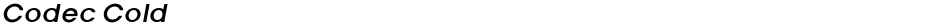 Codec ColdDemo