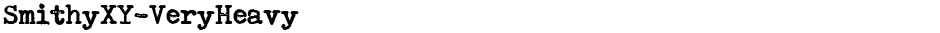 SmithyXY-VeryHeavyDemo
