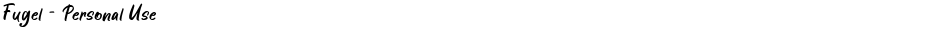 Fugel - Personal UseDemo