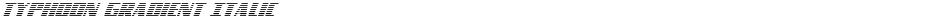 Typhoon Gradient ItalicDemo