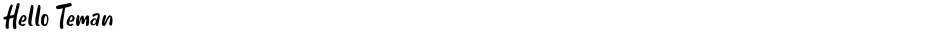 Hello TemanDemo