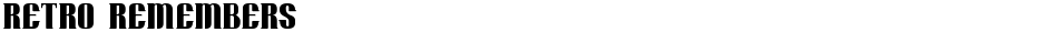 Retro RemembersDemo