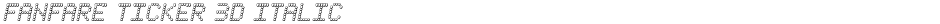 Fanfare Ticker 3D ItalicDemo