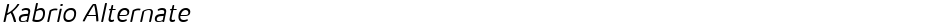 Kabrio AlternateDemo