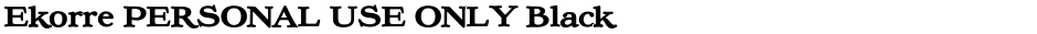 Ekorre PERSONAL USE ONLY BlackDemo