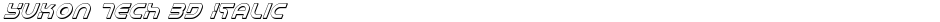 Yukon Tech 3D ItalicDemo