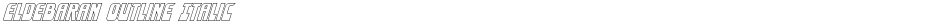 Eldebaran Outline ItalicDemo