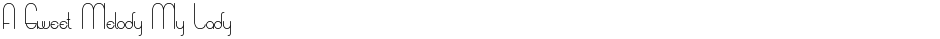 A Sweet Melody My LadyDemo
