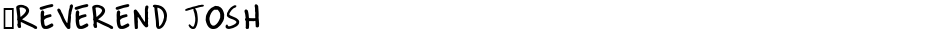 扯REVEREND JOSHDemo