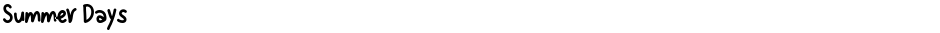 Summer DaysDemo