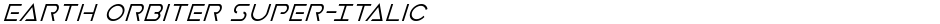 Earth Orbiter Super-ItalicDemo