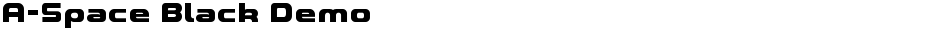 A-Space Black DemoDemo