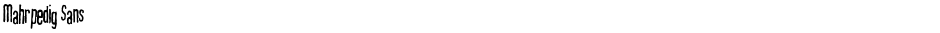Mahrpedig SansDemo
