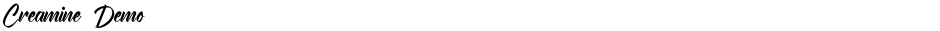 Creamine DemoDemo