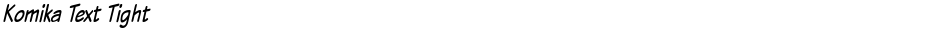 Komika Text TightDemo