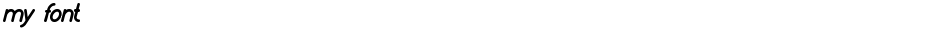 my fontDemo