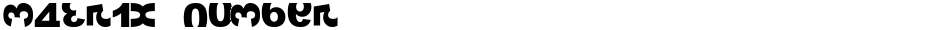 Matrix NumberDemo