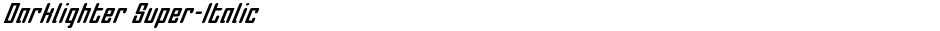Darklighter Super-ItalicDemo