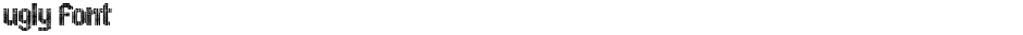 ugly fontDemo