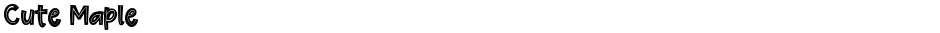 Cute MapleDemo