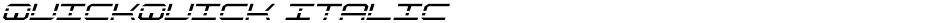 QuickQuick ItalicDemo