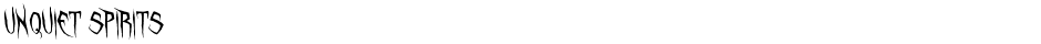 Unquiet SpiritsDemo