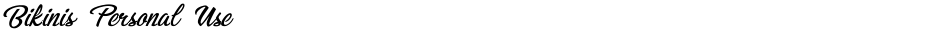 Bikinis Personal UseDemo