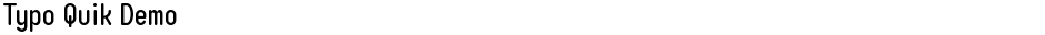Typo Quik DemoDemo