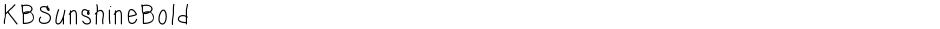 KBSunshineBoldDemo